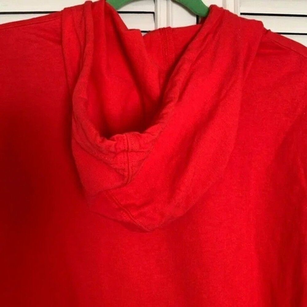 Ken Done Hooded Tunic Women’s Medium Red Never Worn - Picture 5 of 6
